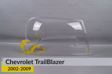 Скло фари Chevrolet TrailBlazer (2002-2009) праве