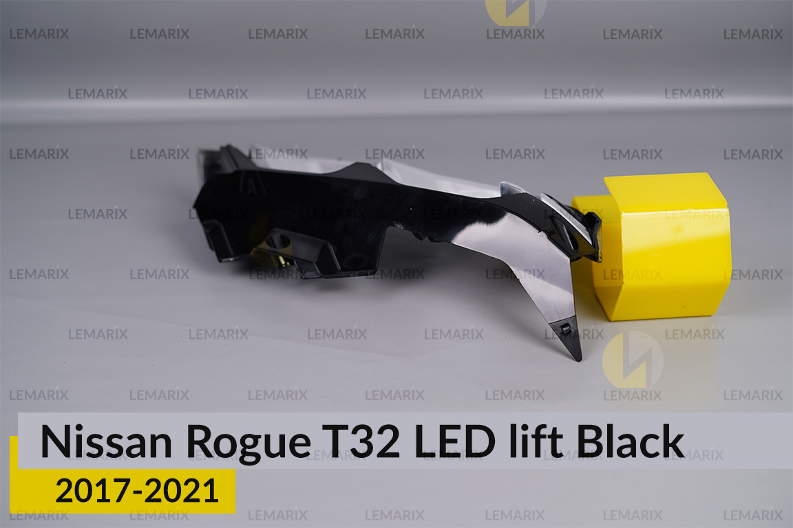 Декоративна маска внутрішня Nissan Rogue T32 LED Black (2017-2021) рест права