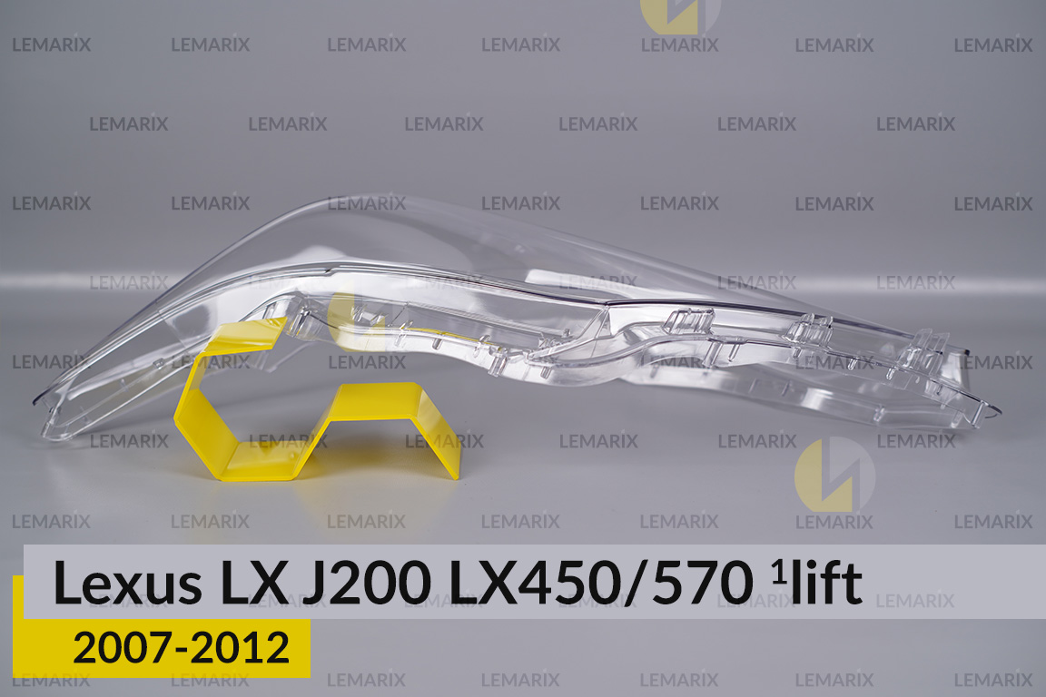 Скло фари Lexus LX J200 LX450/570 (2007-2012) 1 рест ліве