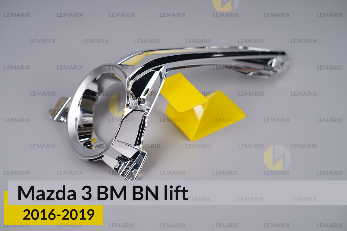 Хромована маска Mazda 3 BM BN (2016-2019) рест права