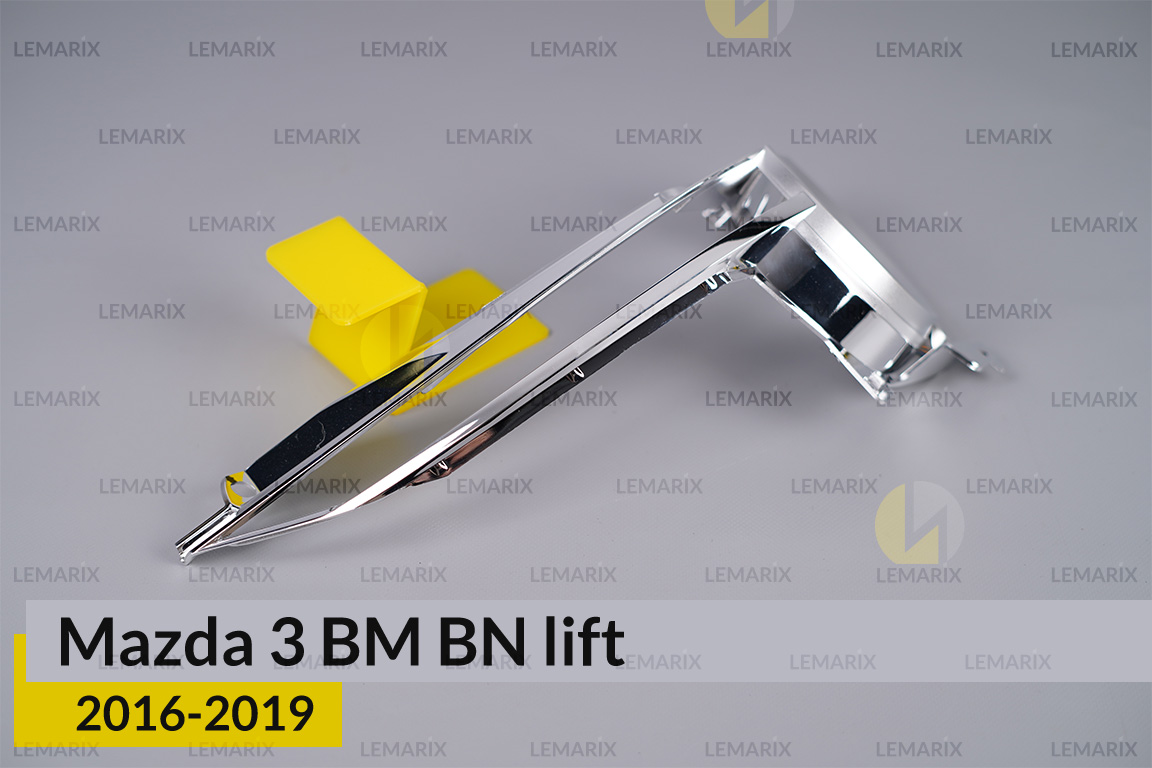 Хромована маска Mazda 3 BM BN (2016-2019) рест права