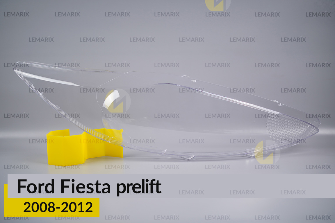 Скло фари Ford Fiesta (2008-2012) дорест праве