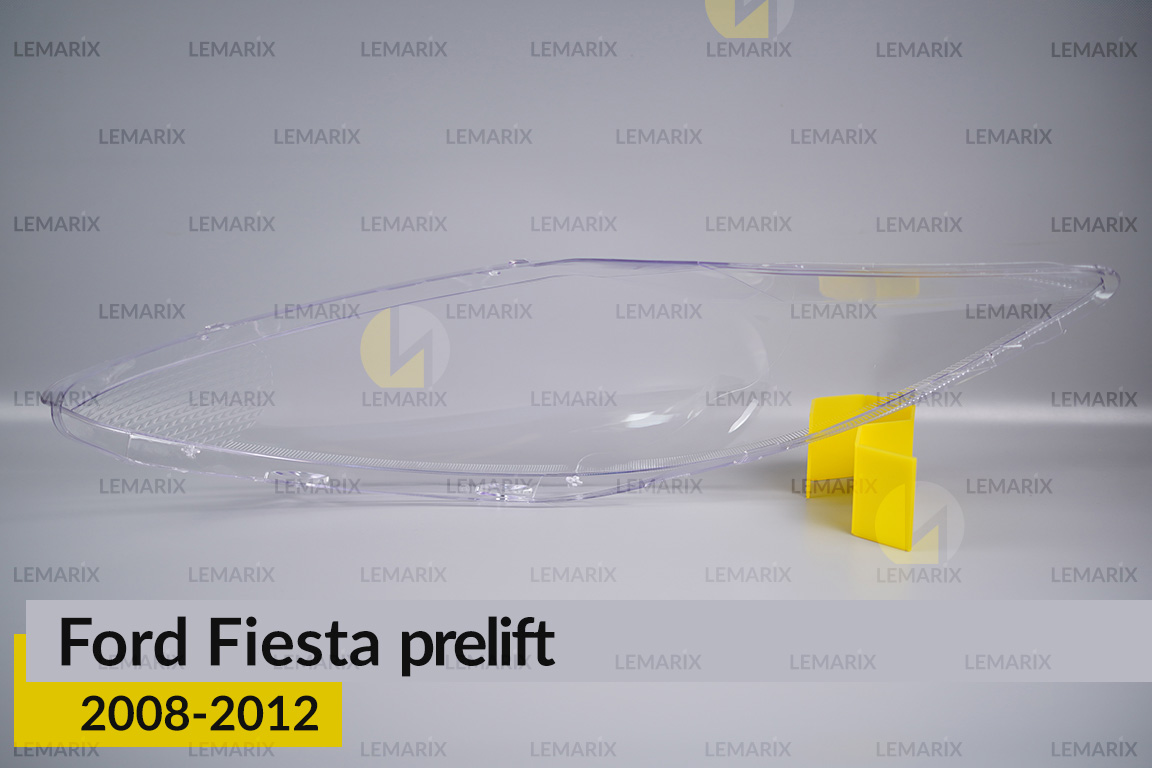 Скло фари Ford Fiesta (2008-2012) дорест праве