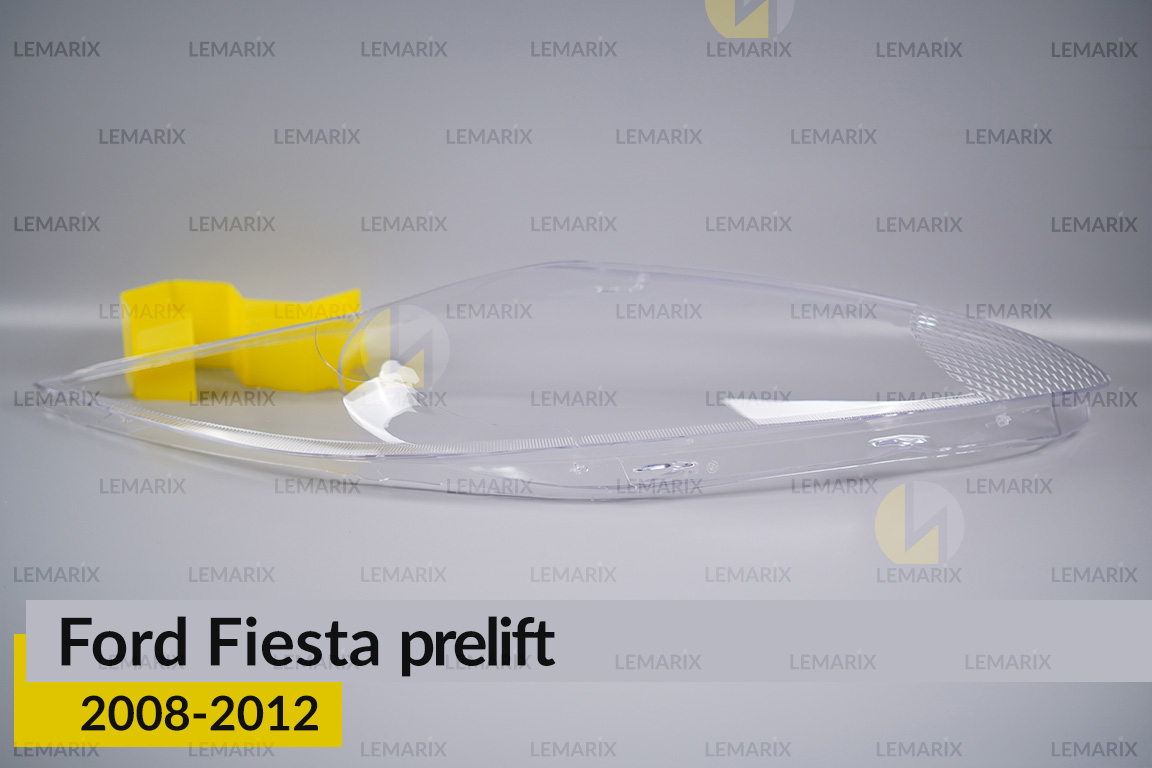 Скло фари Ford Fiesta (2008-2012) дорест праве