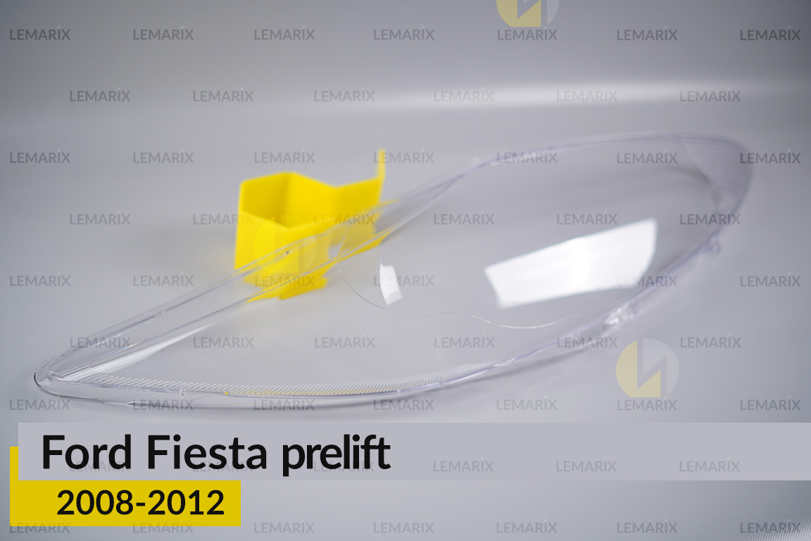 Скло фари Ford Fiesta (2008-2012) дорест праве
