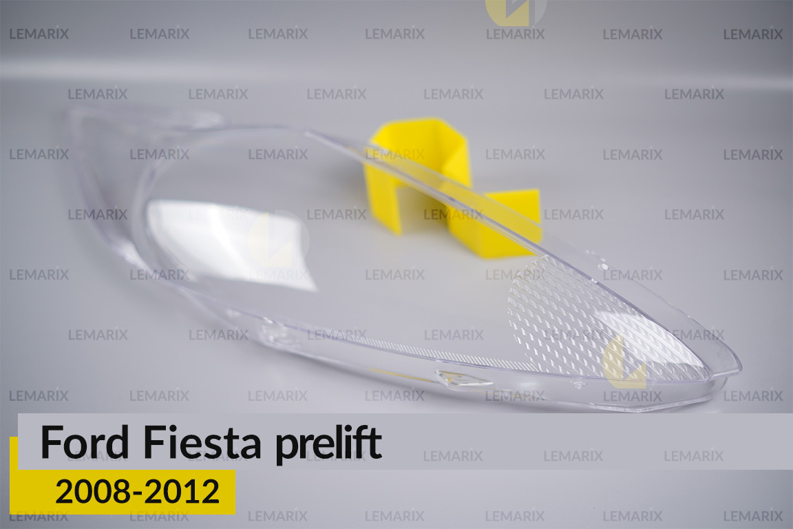 Скло фари Ford Fiesta (2008-2012) дорест праве