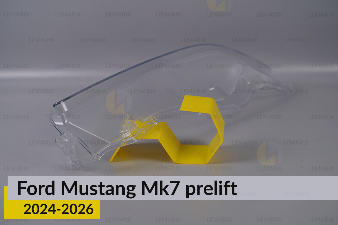 Скло фари Ford Mustang Mk7 (2024-2026) дорест праве