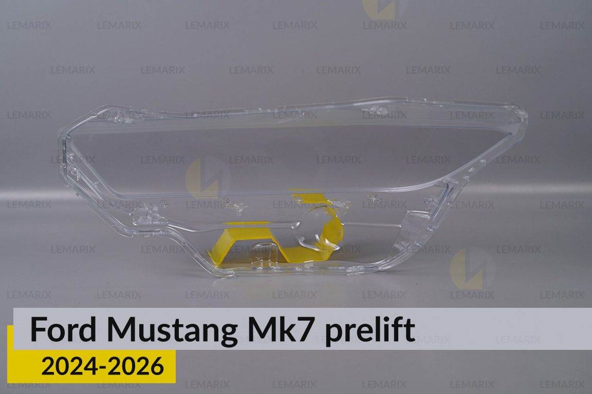 Скло фари Ford Mustang Mk7 (2024-2026) дорест праве