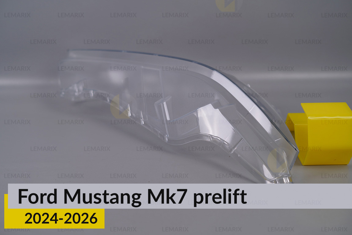 Скло фари Ford Mustang Mk7 (2024-2026) дорест праве