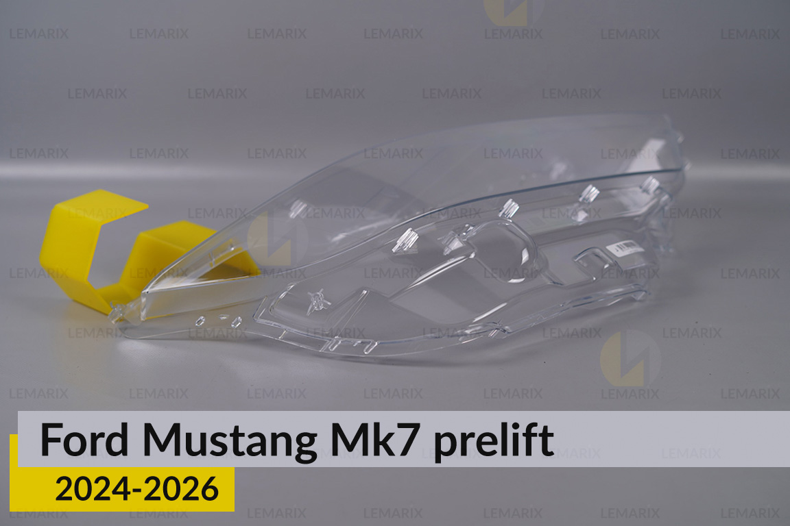 Скло фари Ford Mustang Mk7 (2024-2026) дорест праве