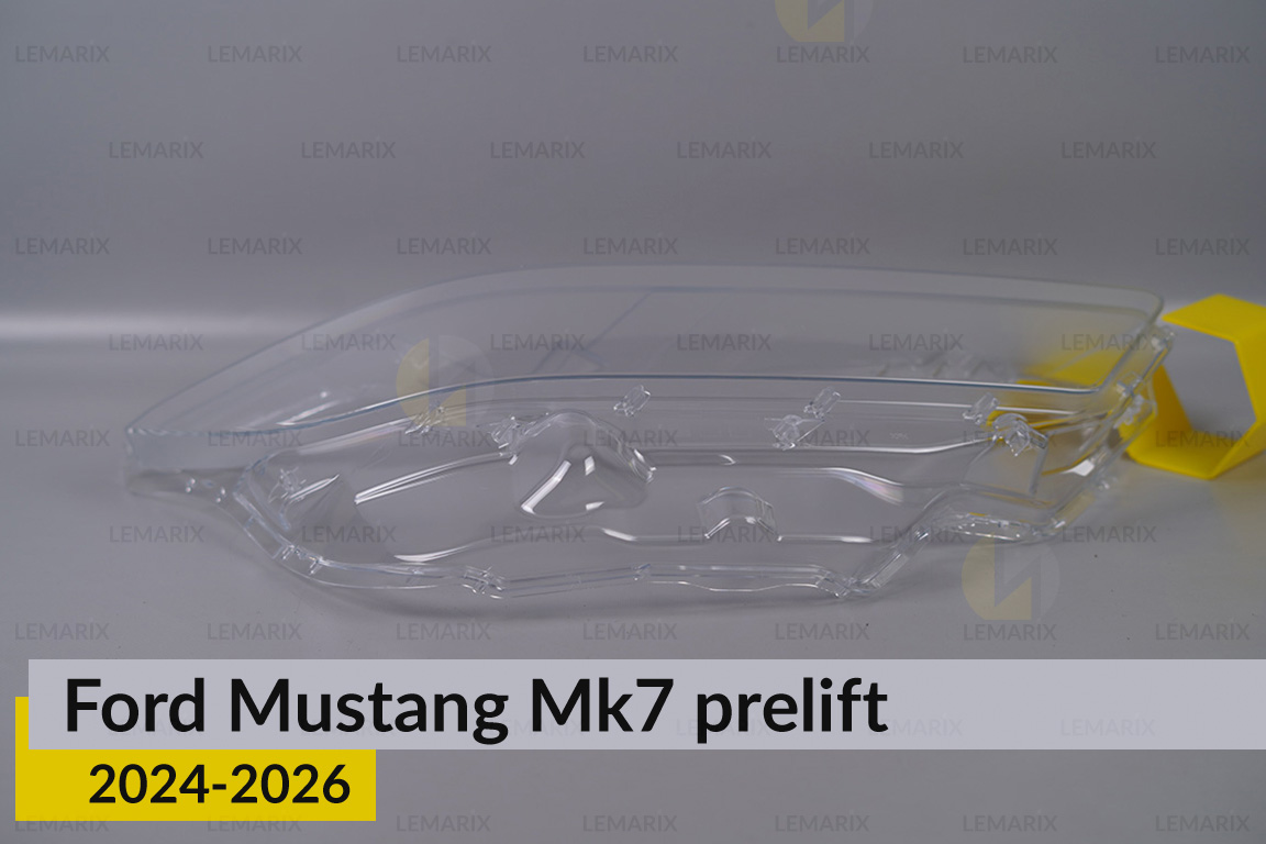 Скло фари Ford Mustang Mk7 (2024-2026) дорест праве