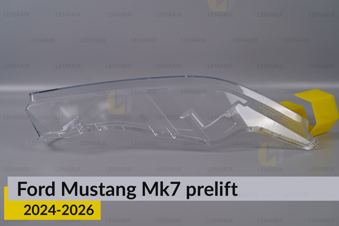 Скло фари Ford Mustang Mk7 (2024-2026) дорест праве