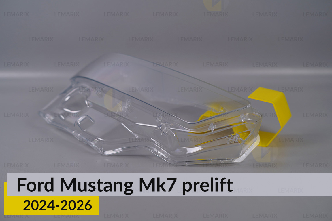 Скло фари Ford Mustang Mk7 (2024-2026) дорест праве