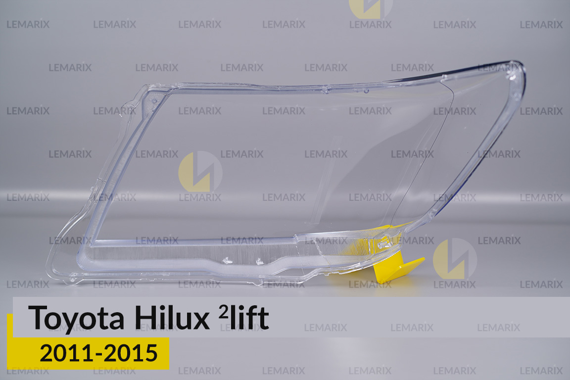 Скло фари Toyota Hilux (2011-2015) 2 рест праве
