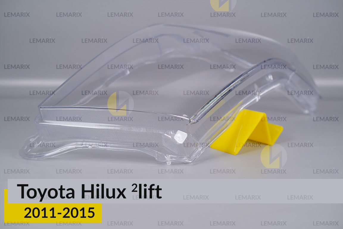 Скло фари Toyota Hilux (2011-2015) 2 рест праве