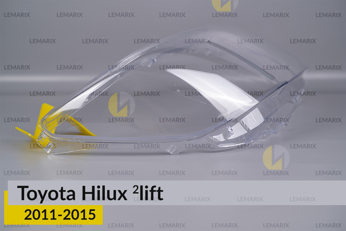 Скло фари Toyota Hilux (2011-2015) 2 рест праве