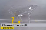 Скло фари Chevrolet Trax (2023-2026) дорест ліве
