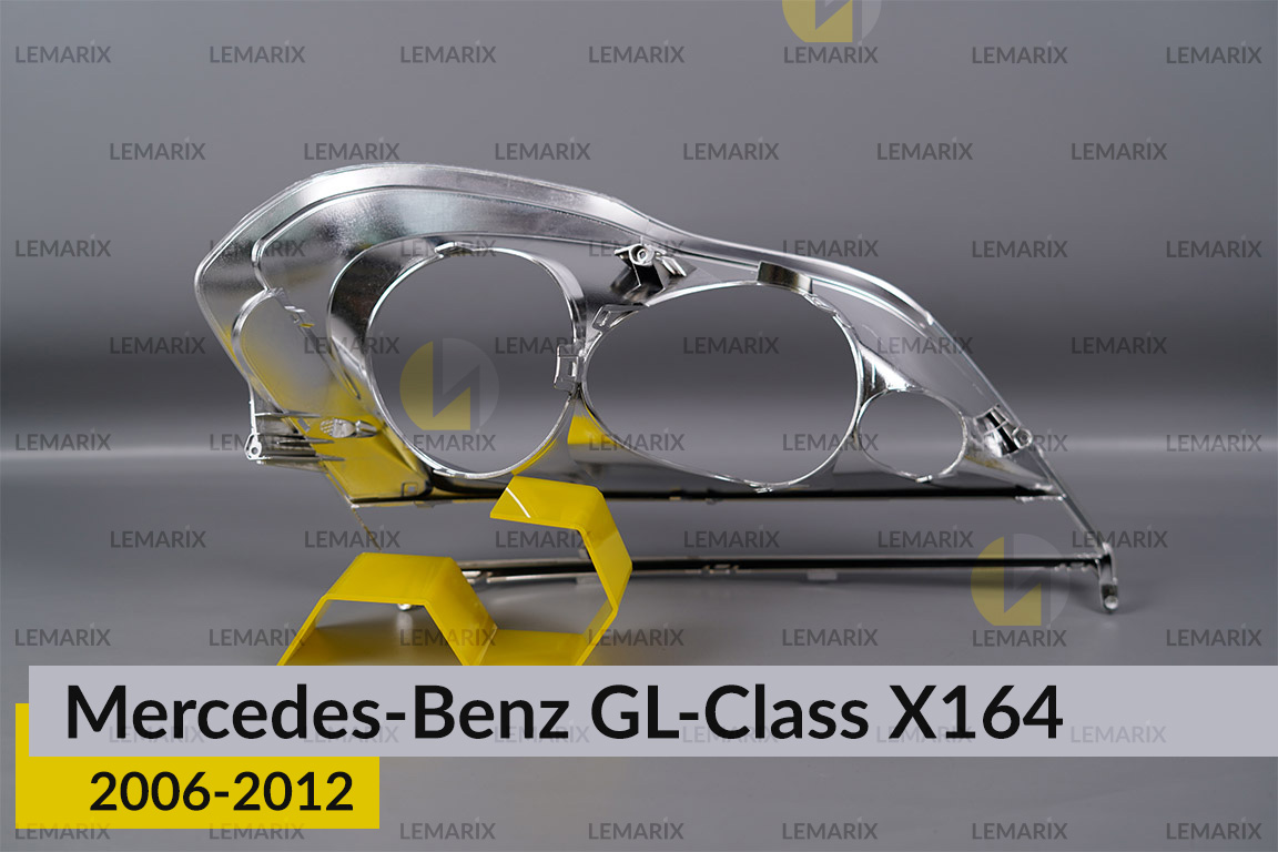 Хромована декоративна маска Mercedes-Benz GL-Class X164 (2006-2012) ліва