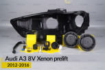 Сервісний комплект корпуса фар Audi A3 8V Xenon (2012-2016) дорест лівий