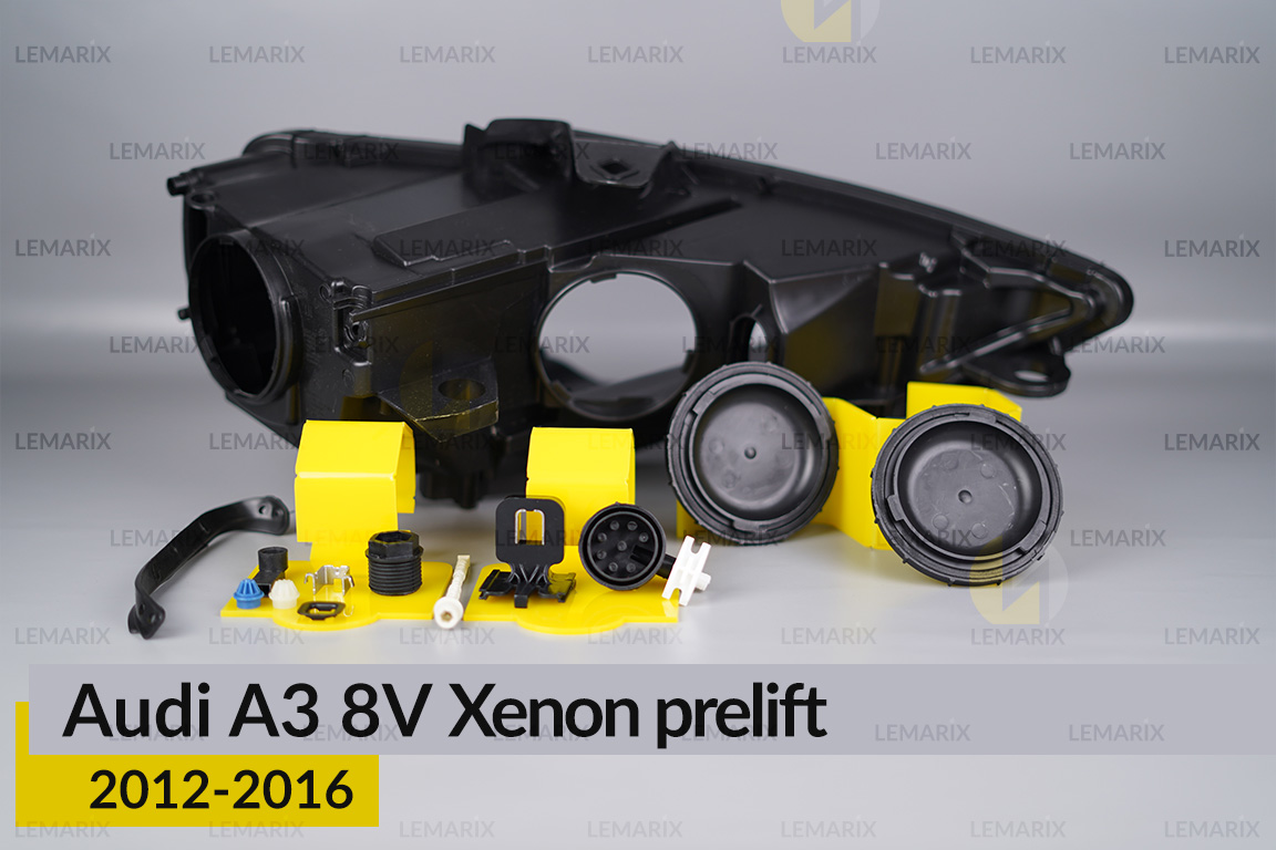 Сервісний комплект корпуса фар Audi A3 8V Xenon (2012-2016) дорест лівий