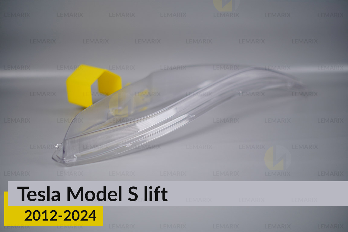 Скло фари Tesla Model S (2016-2024) рест праве