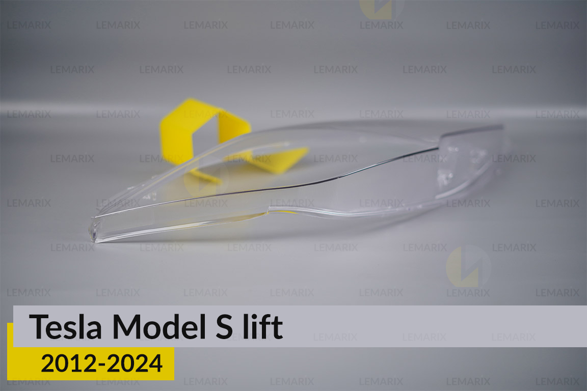 Скло фари Tesla Model S (2016-2024) рест праве