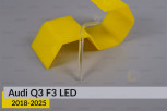 Світловод фари Audi Q3 F3 LED (2018-2025) короткий середній правий