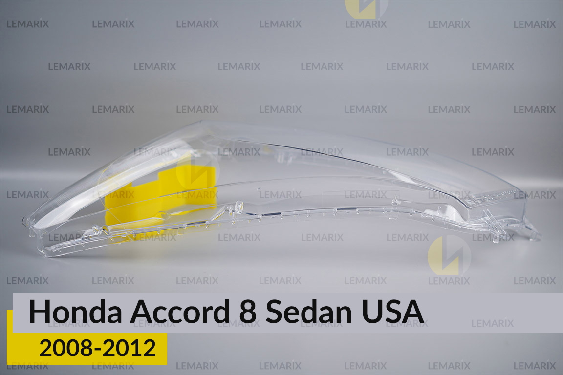 Скло фари Honda Accord 8 Sedan USA (2008-2012) ліве