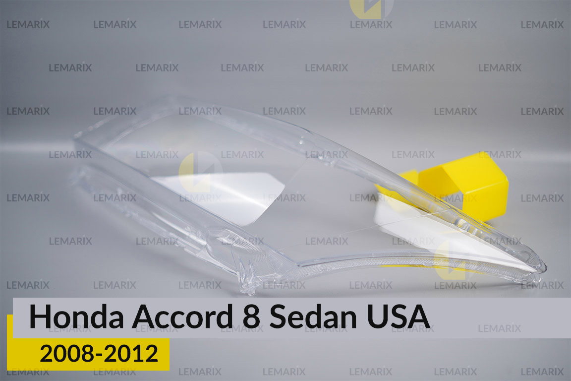 Скло фари Honda Accord 8 Sedan USA (2008-2012) ліве
