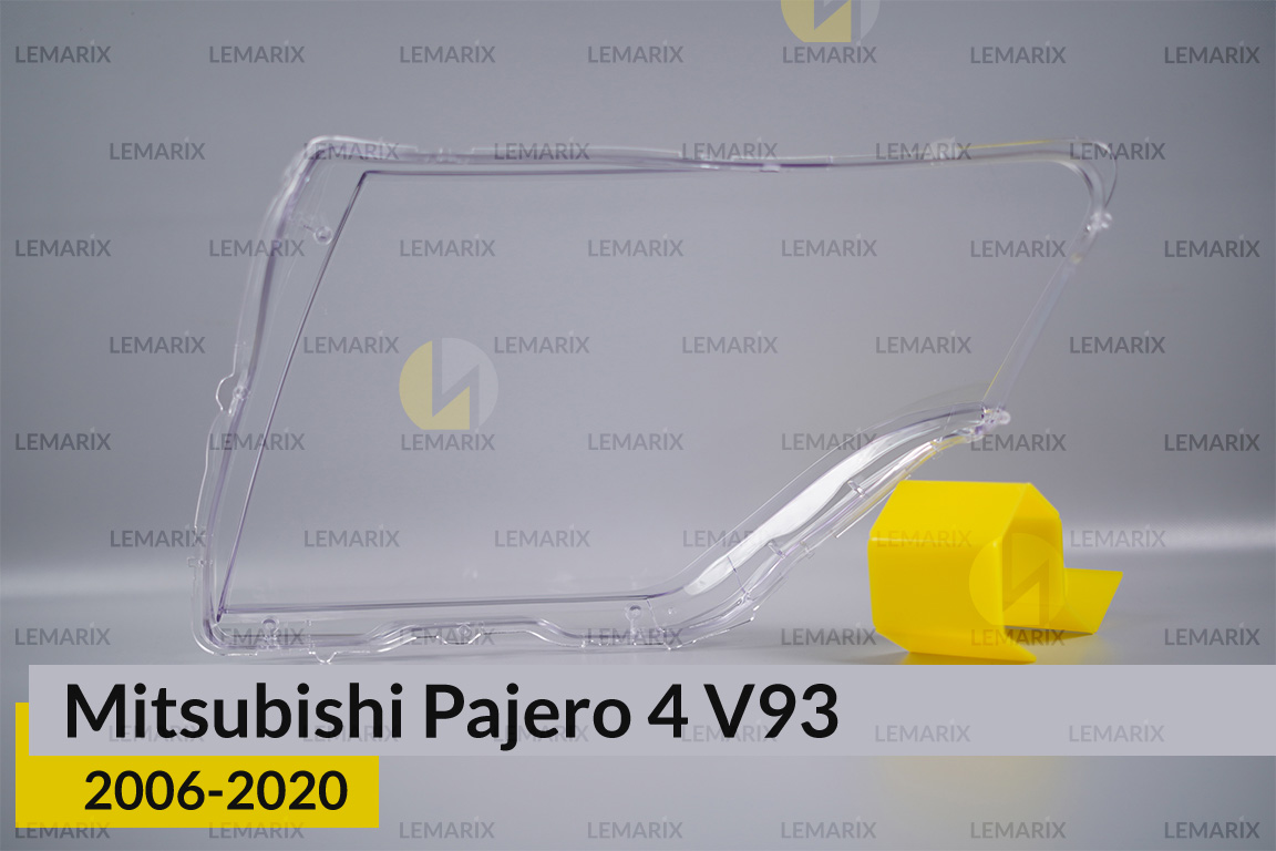 Скло фари Mitsubishi Pajero 4 V93 (2006-2020) праве
