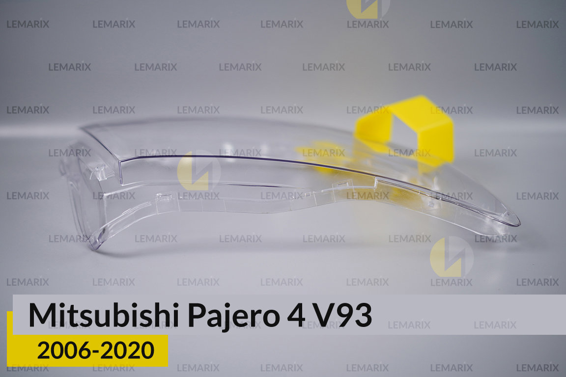 Скло фари Mitsubishi Pajero 4 V93 (2006-2020) праве