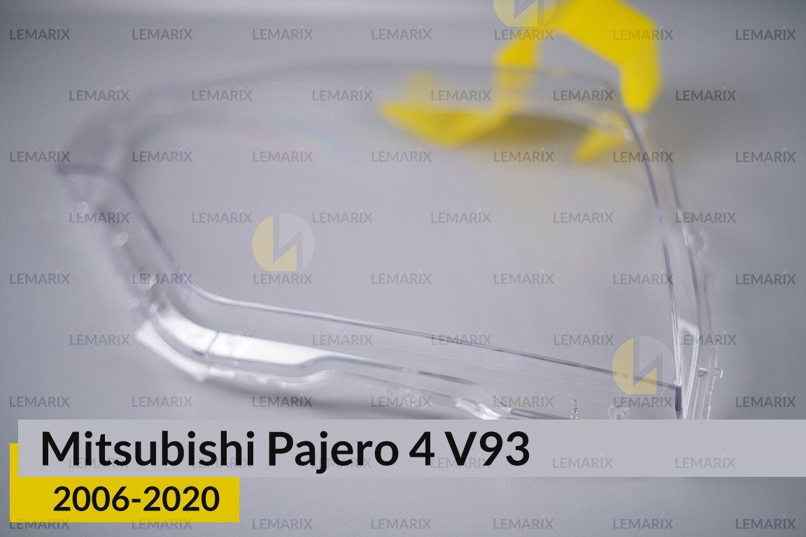 Скло фари Mitsubishi Pajero 4 V93 (2006-2020) праве