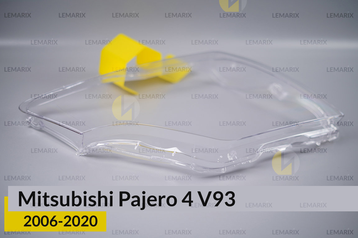 Скло фари Mitsubishi Pajero 4 V93 (2006-2020) праве