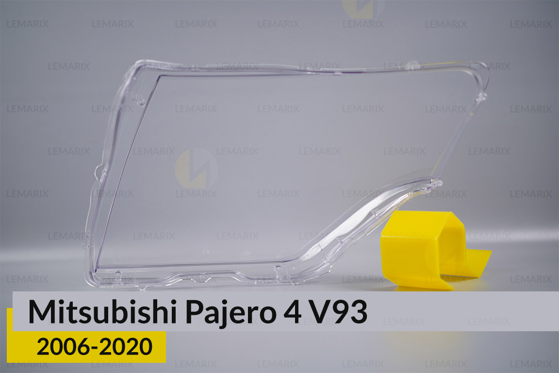 Скло фари Mitsubishi Pajero 4 V93 (2006-2020) праве