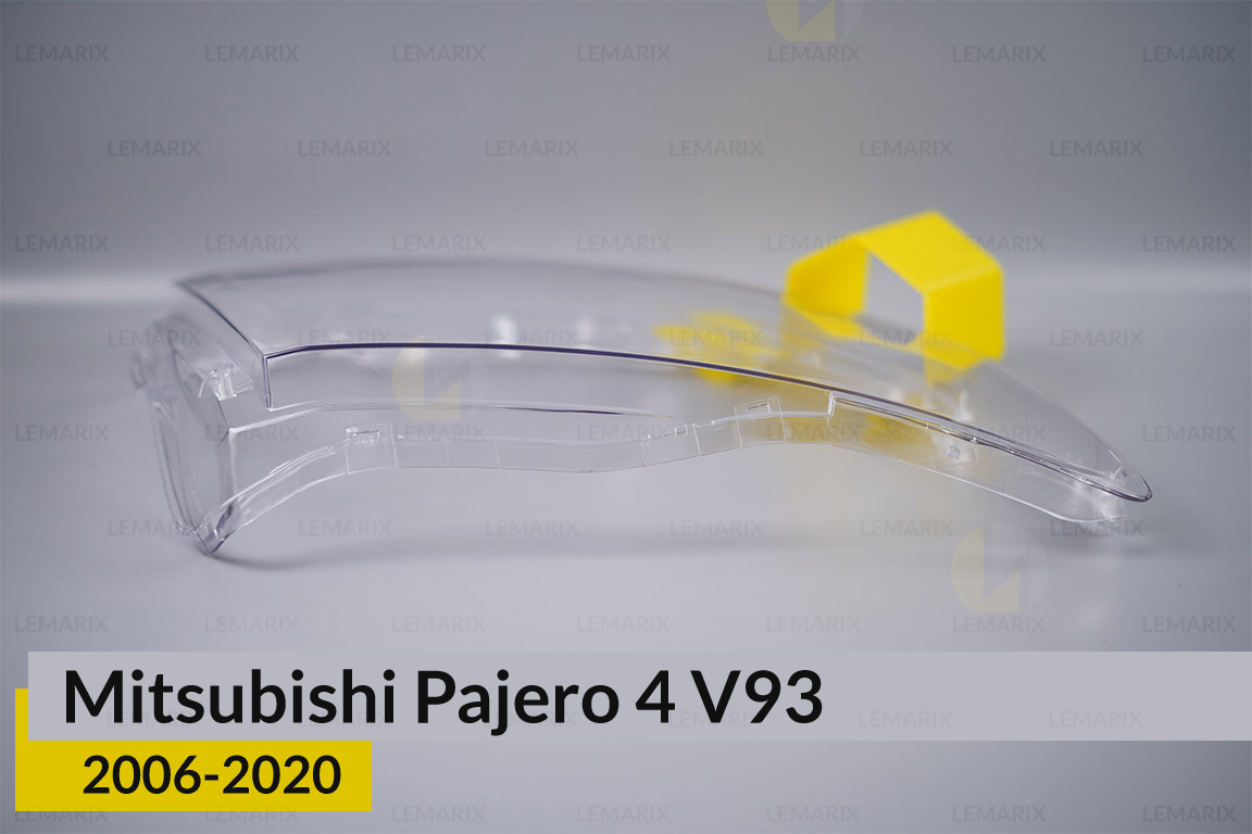 Скло фари Mitsubishi Pajero 4 V93 (2006-2020) праве