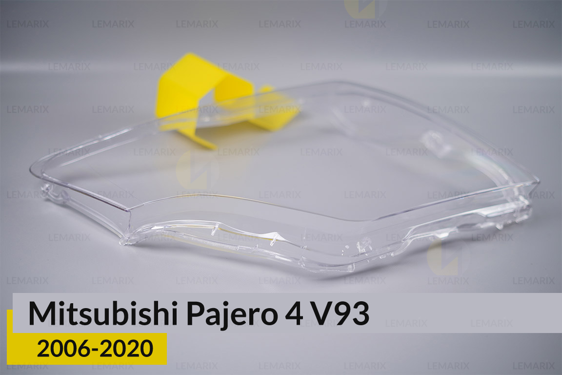Скло фари Mitsubishi Pajero 4 V93 (2006-2020) праве