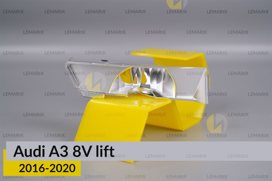 Хромований абажур нижній Audi A3 8V (2016-2020) рест правий