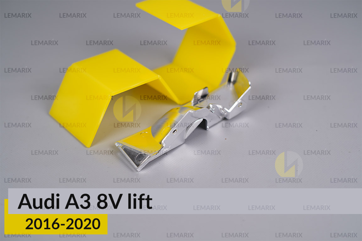 Хромований абажур нижній Audi A3 8V (2016-2020) рест правий