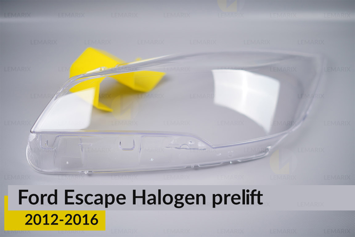 Скло фари Ford Escape Halogen (2012-2016) дорест ліве