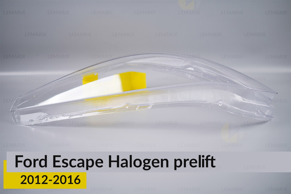 Скло фари Ford Escape Halogen (2012-2016) дорест ліве