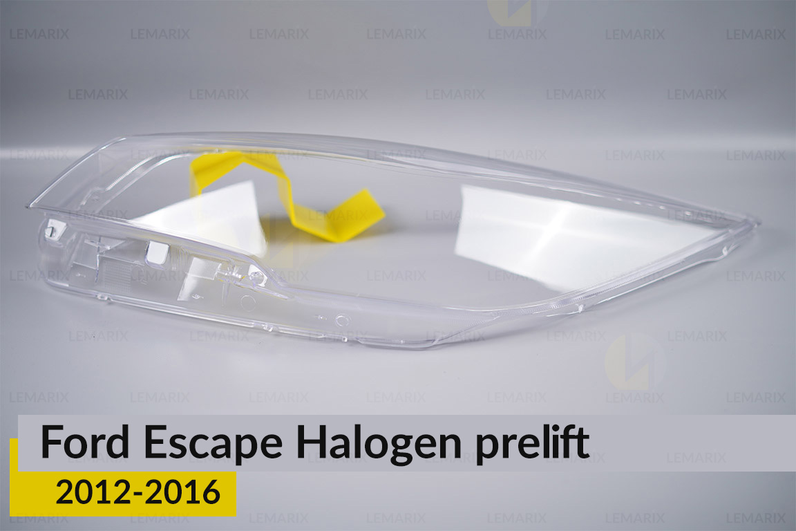 Скло фари Ford Escape Halogen (2012-2016) дорест ліве