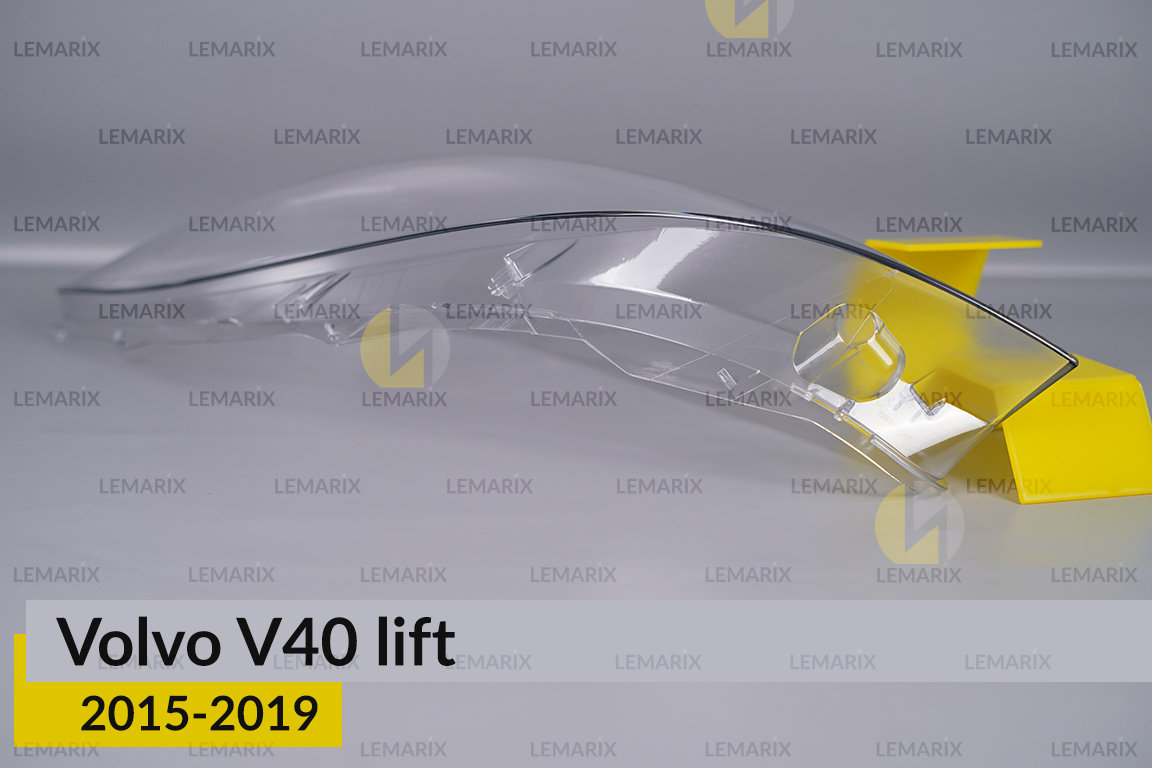 Скло фари Volvo V40 (2015-2019) рест ліве