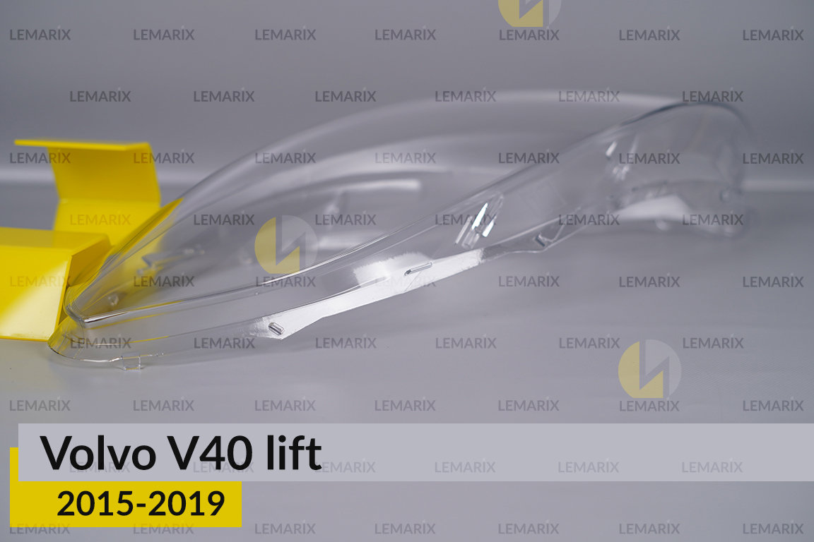 Скло фари Volvo V40 (2015-2019) рест ліве