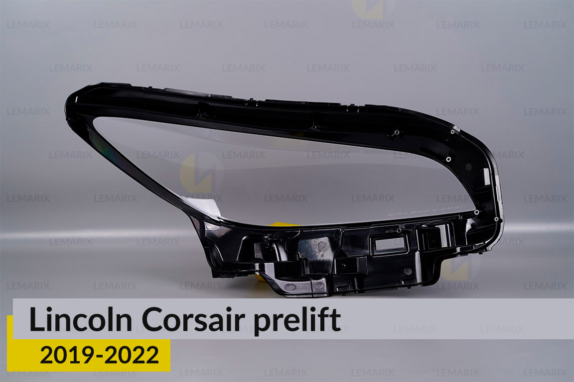 Скло фари Lincoln Corsair (2019-2022) дорест ліве