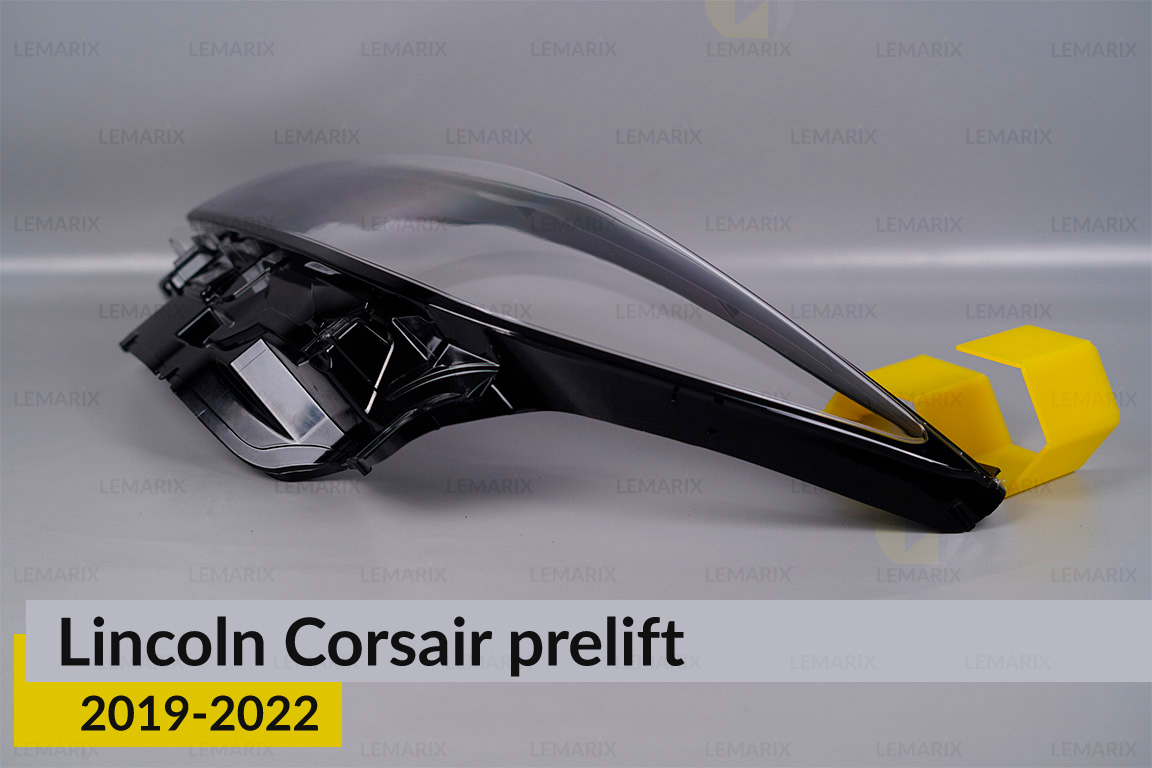 Скло фари Lincoln Corsair (2019-2022) дорест ліве