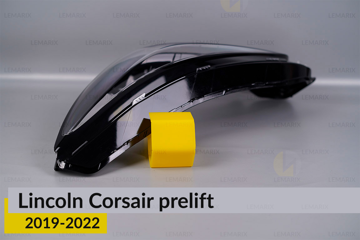 Скло фари Lincoln Corsair (2019-2022) дорест ліве