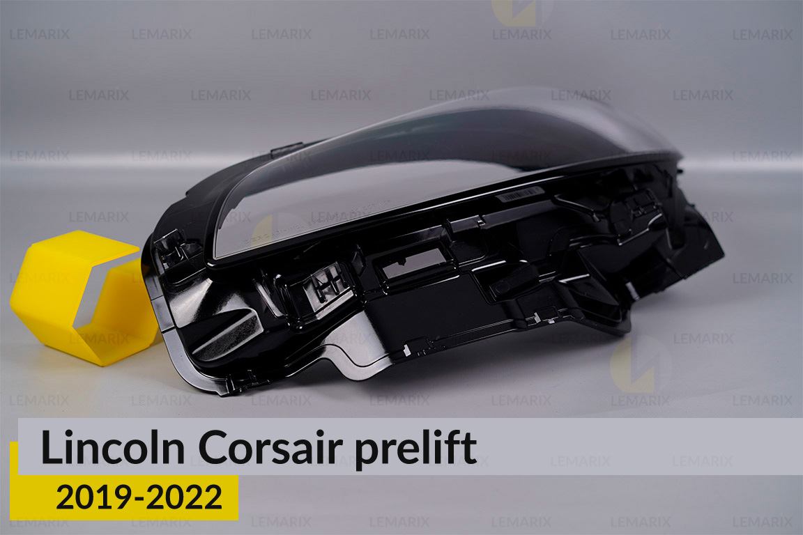 Скло фари Lincoln Corsair (2019-2022) дорест ліве