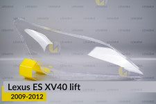 Скло фари Lexus ES XV40 (2009-2012) рест праве