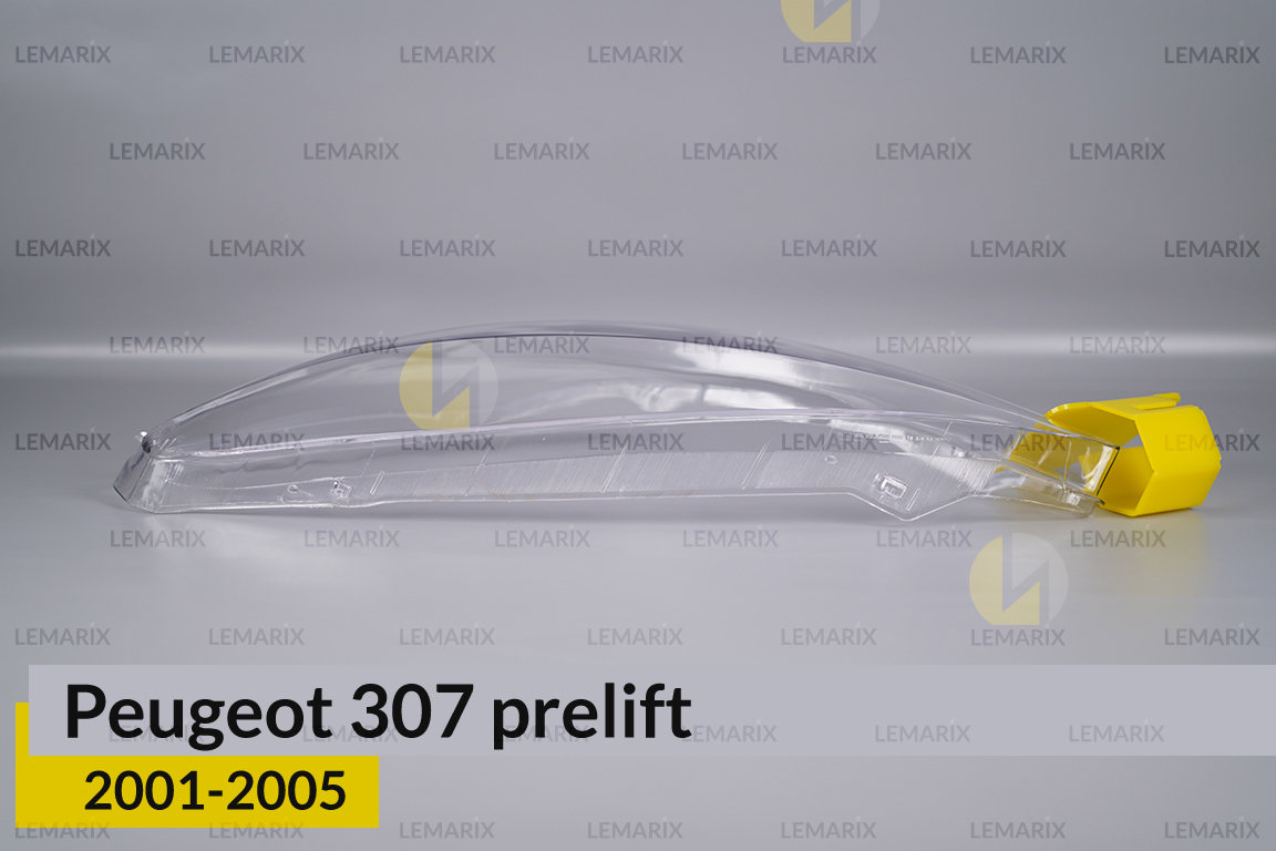 Скло фари Peugeot 307 (2001-2005) дорест ліве