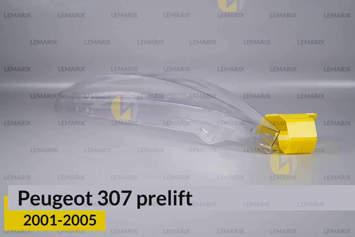 Скло фари Peugeot 307 (2001-2005) дорест ліве